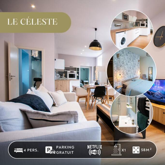 Le Celeste, Centre Historique, Wifi-netflix Apartment Belfort